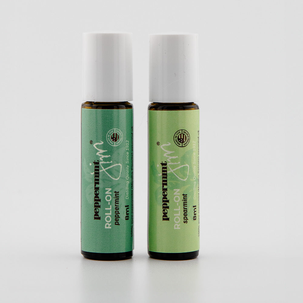 Mint Oil Roll-On | Peppermint & Spearmint Relief – Peppermint Jim