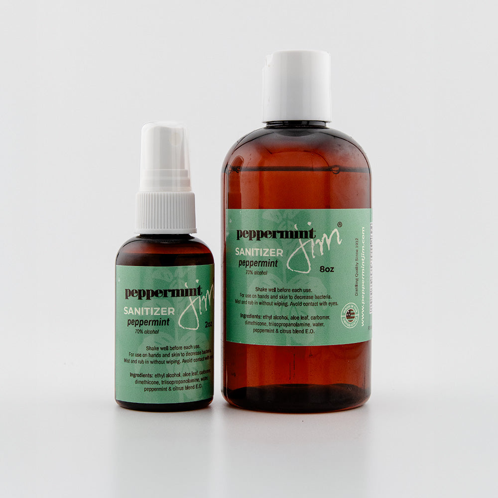 Peppermint Sanitizer Spray | Clean Mint Hand Cleanser – Peppermint Jim