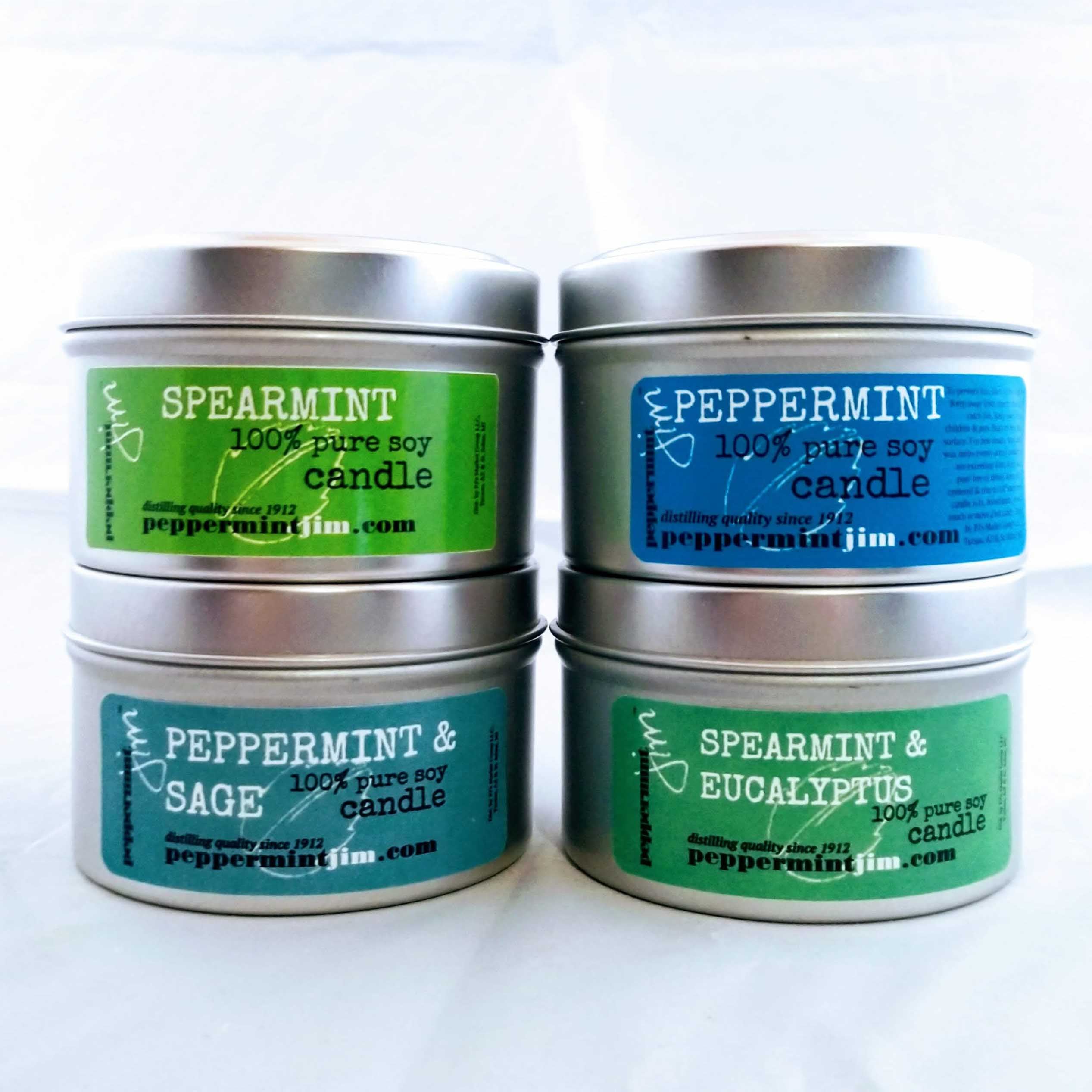 Minty Soy Wax Candle