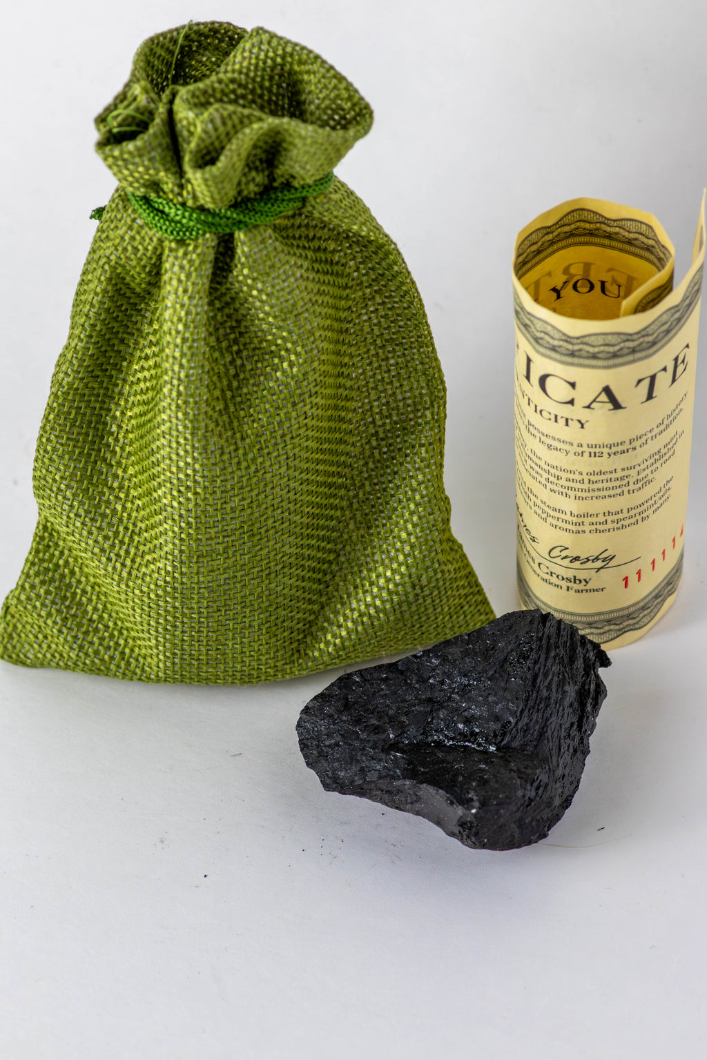 Coal From the Old Crosby Mint Distillery