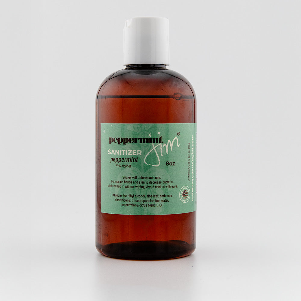 Peppermint Sanitizer Spray | Clean Mint Hand Cleanser – Peppermint Jim